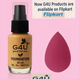 g4u HD Liquid Foundation | Oil-Free, Skin Brightening & Long Wear Makeup Base Foundation image 2