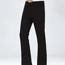 ben martin Men Boot-Leg High Rise Black Jeans image 4