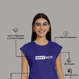 Friskers Typography Printed Extended Sleeves Pure Cotton Crop T-shirt image 4