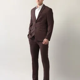 arrow Men 2-piece Solid Suit image 3