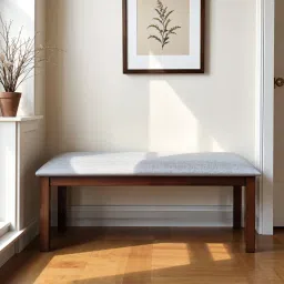 hometown Lirio Bench In Natural Finish image 1