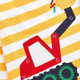 mothercare Boys Set of 3 Printed Pure Cotton T-shirt image 5