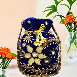 jivon Women Blue Potli-picture-46