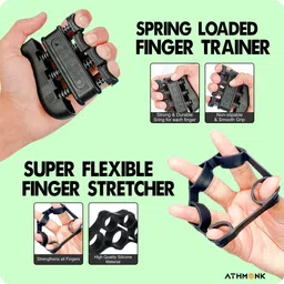 athmonk Essential 5 Pcs Hand Gripper Kit Fitness Accessory Kit Kit image 5