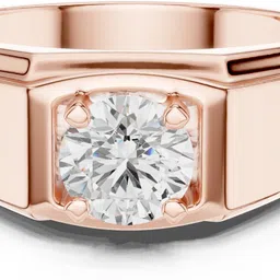 heerogem RING Silver Moissanite Sterling Silver Plated Ring image 2