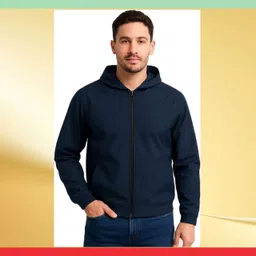 RainfunTrend Solid Men's Windcheaters Jacket Regular Fit Solid Men Wind Cheater image 1