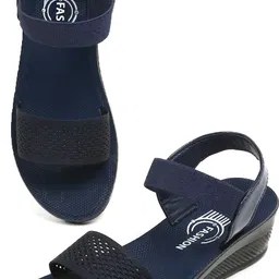 ishaan tashan Men Comfortable Lightweight Fashionable Super Soft Outdoor for Wedges Sandal image 3