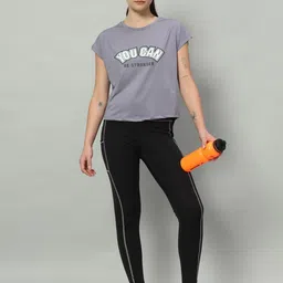 MKH Typography Printed Extended Sleeves Dri-FIT Relaxed Fit T-shirt image 2