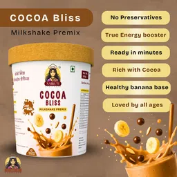 nairuti vyutpadan Cocoa Bliss Milkshake Premix | Rich Chocolate Drink Mix | Instant Shake image 5