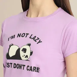 Fabflee Women Pack Of 3 Printed Cotton T-shirt image 4