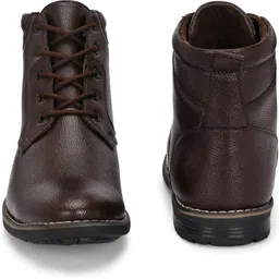 roadster Classic Brown Ankle Boots for Men | Formal & Party Wear | Sleek Luxe Finish Boots For Men image 4