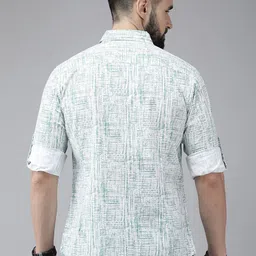 roadster Men Regular Fit Printed Casual Shirt image 4