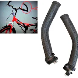 indialot Bicycle End Bar MTB Protective Handle End Claw Bar (Black) Bicycle Handle Grip-picture-26