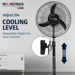 moonstruck SUPRIMO AIR NEW 400 with 1 Months Warranty 400 mm Pedestal Fan image 4