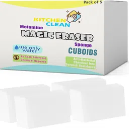 kitchen clean Magic Eraser Cuboid Wall Stain Lime Scale Hard Water Stain Remover Scrub Sponge-picture-22