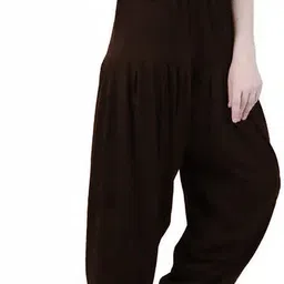 pinovo Wool Blend Solid Women ["Brown"] Salwar image 4