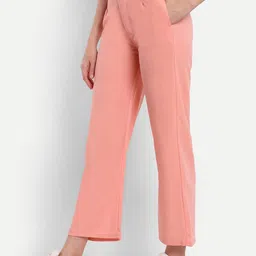 broadstar Women Loose Fit Pink Polyester Trousers image 2