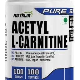 NutriJa Acetyl L-Carnitine (Alcar) | Weight management & quick recovery - (100 grams)-image-54