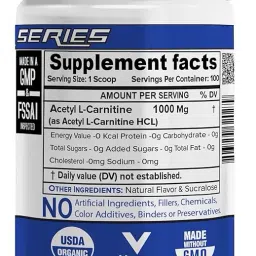 NutriJa Acetyl L-Carnitine (Alcar) | Weight management & quick recovery - (100 grams) image 2