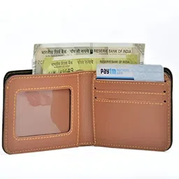 laser guru Men Trendy Tan Artificial Leather Wallet image 2
