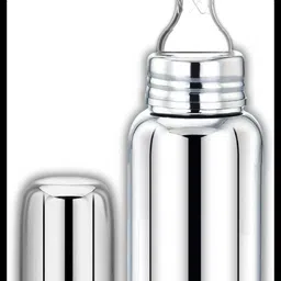mumma Leak Proof Stainless Steel Baby Milk Bottle - 150 ml-picture-30