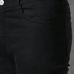 fader Men Relaxed Fit Mid Rise Black Jeans image 4