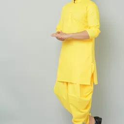 tsarina Men Cotton Blend Kurta Dhoti Pant Set image 1