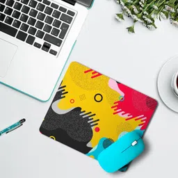 Flair Print Visibee Abstract Colorful Pattern Designer Gaming Non-Slip Rubber Base Mouse Pad for Laptop/Computer (23 cm x 19 cm) MP273 Non Slip Base Mousepad image 2