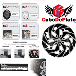 cubodeplato Car wheelcover/Web_DC_A For Swift LXI/Size-14 Wheel Cover For Maruti Swift VXI image 5