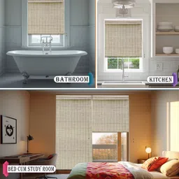 rk decor Roller Blind Cord Drawn On Window image 4