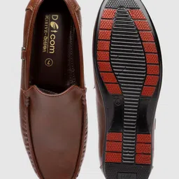 action Lightweight | Comfortable | Trendy | Daily Wear | Synthetic Leather Loafers For Men image 2