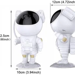 kanvika Astronaut Galaxy Star Projector Lamp 360° Rotating LED Night Light (22.5 cm) Night Lamp image 3