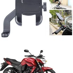 ultra wise Mirror Fitting Metal Mobile Holder For Yamaha FZ16 Bike Mobile Holder-picture-16