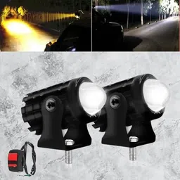 Spotlights Mini Projector Fog Light Front Driving Lampwith Three Line SwitchAV Fog Lamp Motorbike, Car, Truck, Van LED (12 V, 36 W)-image-65