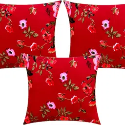 actos Combo Set Of 3 Cushion And 2 Microfibre Floral Bolster Pack of 5 image 3