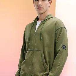 hrx by hrithik roshan Men Full Sleeve Solid Hooded Sweatshirt-picture-14