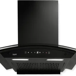 kaff MAINZ DHC 60| Filter Less | Dry Heat Auto Clean Wall Mounted Black 1180 CMH Chimney image 1