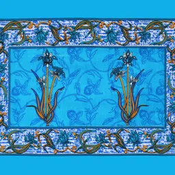 rachanaexport Cotton Double Flat 144 TC Jaipuri Prints Bedsheet image 5