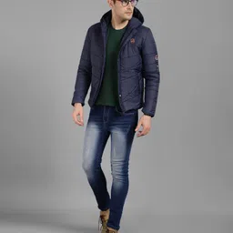 hemlock Men Solid Bomber Jacket image 5