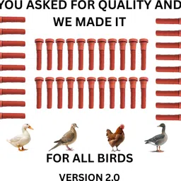 pv engineers Heavy Duty Premium Quality Long Serve Chicken Machine Rubber - Pack of 75 Silicone Masher Meat Tenderizer image 2