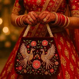 clutch idal rb sb Party Maroon Clutch-picture-21