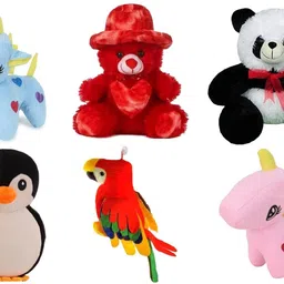 mhk Combo Of 6 Trending Soft Toys For Kids_104 - 18 cm-picture-23