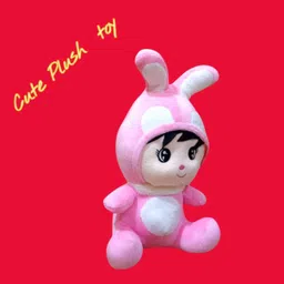 luipui Rabbit Cute Plush Toy | Fluffy Soft Rabbit Plush for Kids - 32 cm image 2