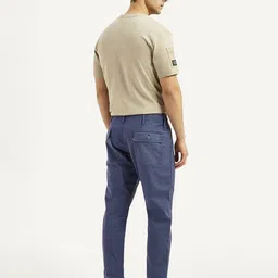 levi's Men Slim Fit Blue Cotton Blend Trousers image 3