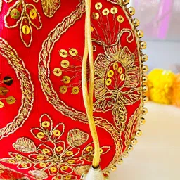 byra Women Red Potli image 4