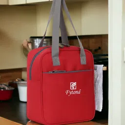 fytona High Quality Medium Size Combo (Pack of 2) For School/Office /College/Picnic Waterproof Lunch Bag image 2