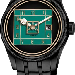 onir Date & Time Analog Quartz For Men/Boys Analog Watch Analog Watch - For Men Black Stainless Steel Chain Analogue Quartz Movement boys Wrist Watch image 1