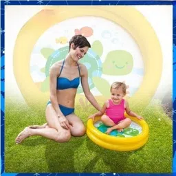 hornflow 59409 My First Pool Portable PVC Inflatable (IND*8521) Baby Bath Tub Inflatable Swimming Pool image 1