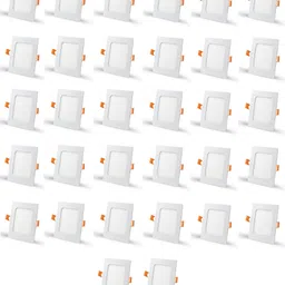 d'mak 3w Watt LED Panel Ceiling Light (White, Square)(Pack 0f 32) Ceiling Light Ceiling Lamp-picture-29