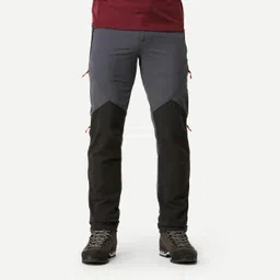 Men Stretchable Wind and Water Resistant Trekking Pants Grey - MT900-image-38